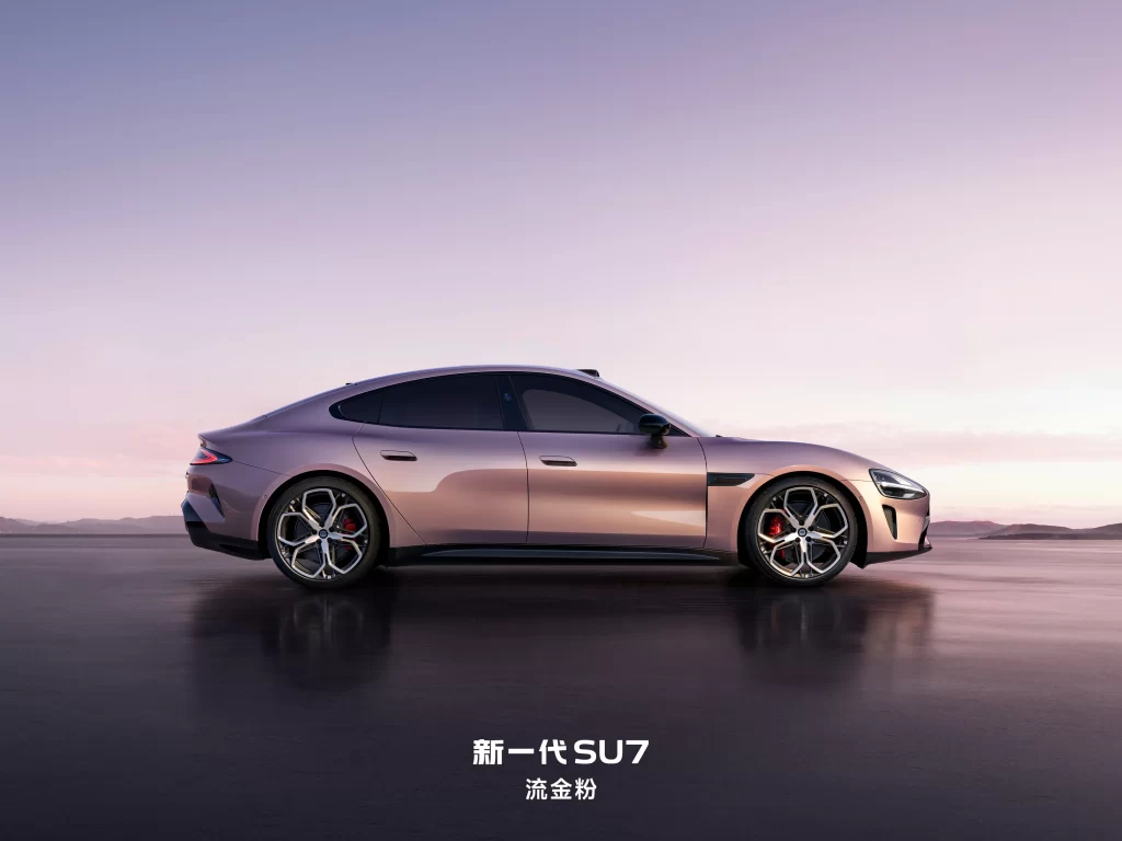 Xiaomi SU7 Silver Road Advertisement