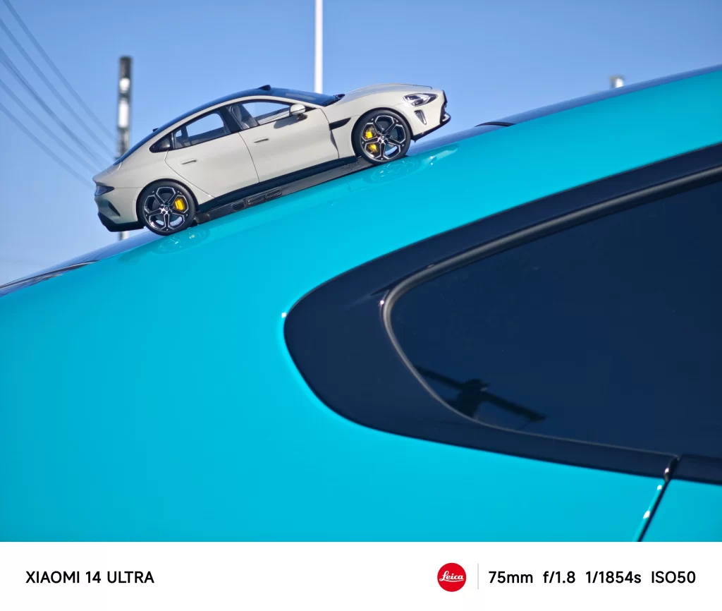 Xiaomi SU7 Studio Render Advertisement