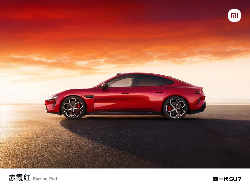 Xiaomi SU7 Sunset Glow Advertisement