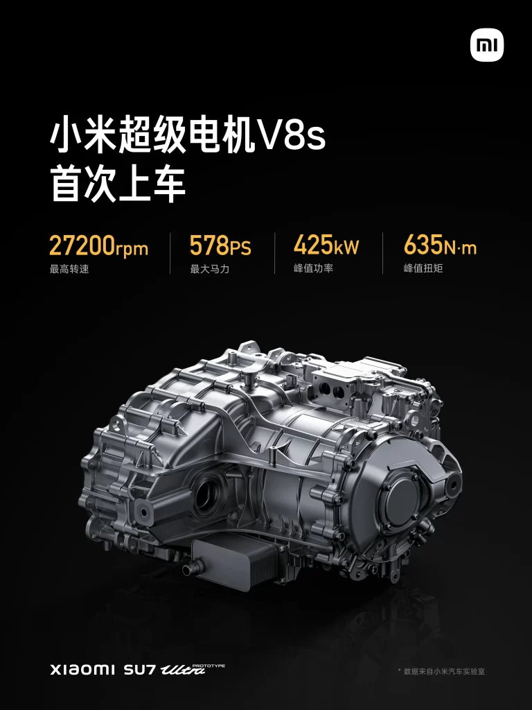 Xiaomi SU7 Super Motor Advertisement