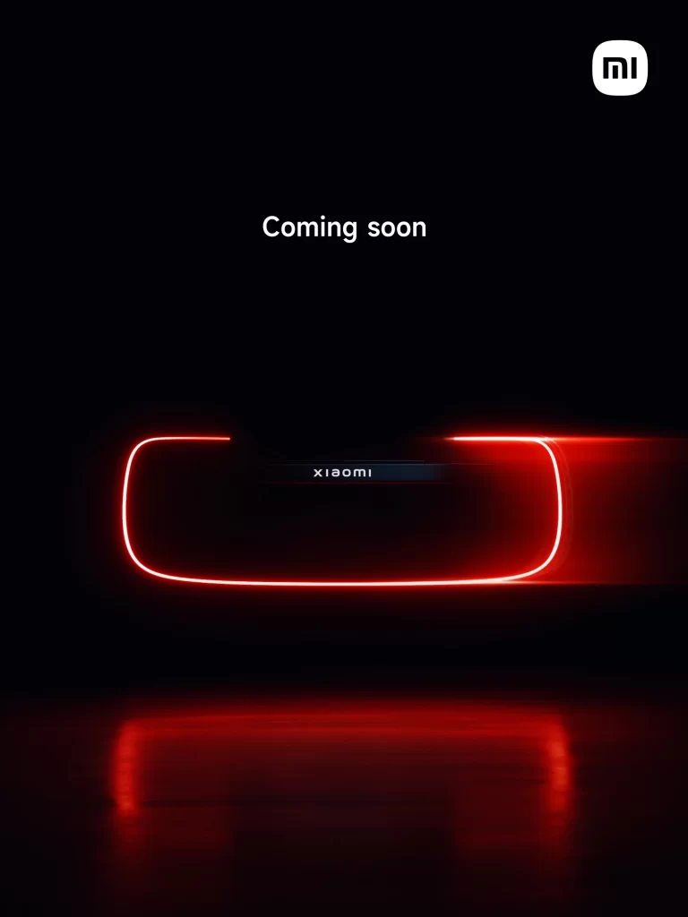 Xiaomi SU7 Teaser Light Advertisement