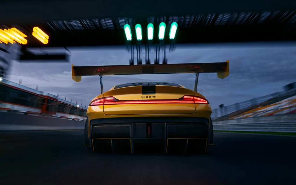 Xiaomi SU7 Ultra Rear Track View