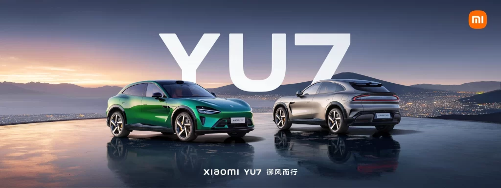 Xiaomi YU7 Models Lineup Advertisement