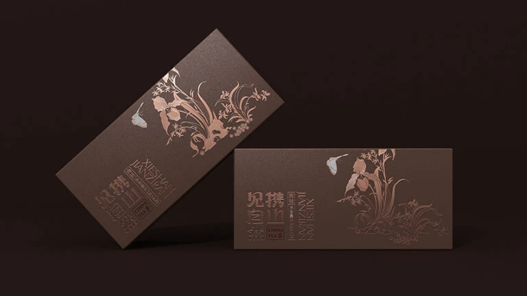 Xiaowen Jiacha Tea Box Flat Lay