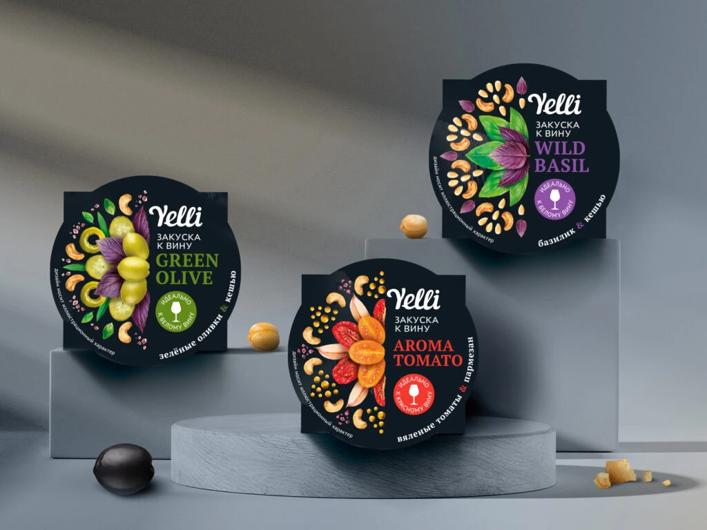 Yelli Yogurt With Fruits And Nut Jar