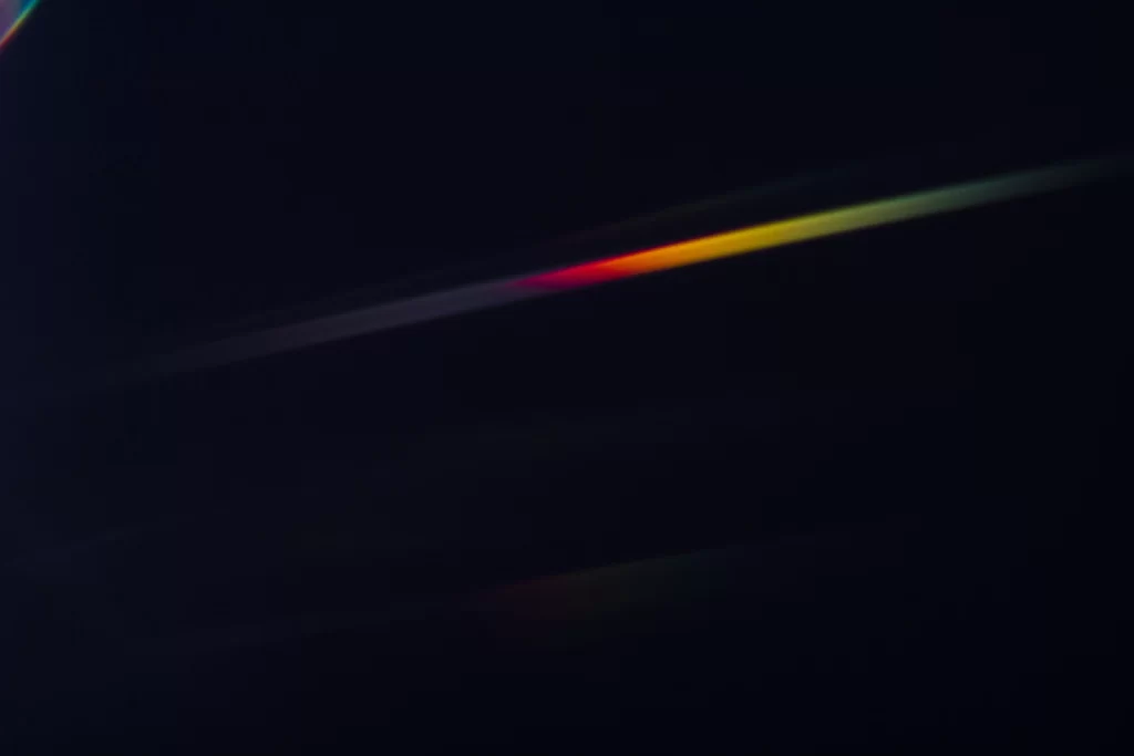 Yellow Blur Dark Background