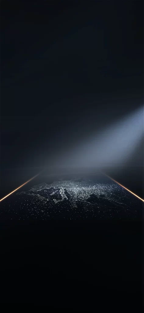 Black Vivid Ray Abstract Background