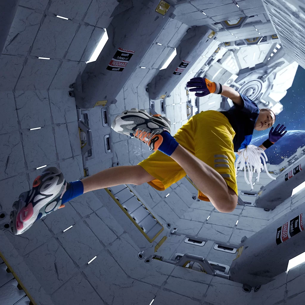 Asics Sneakers Futuristic Character
