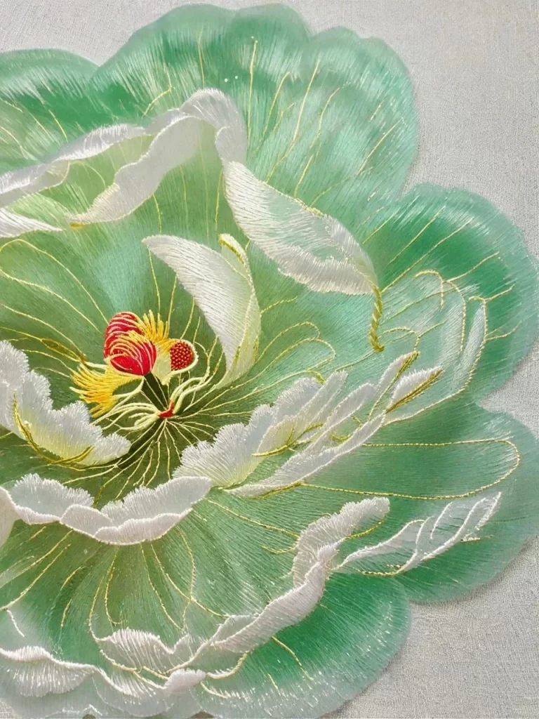 Teal Flower 3D Background