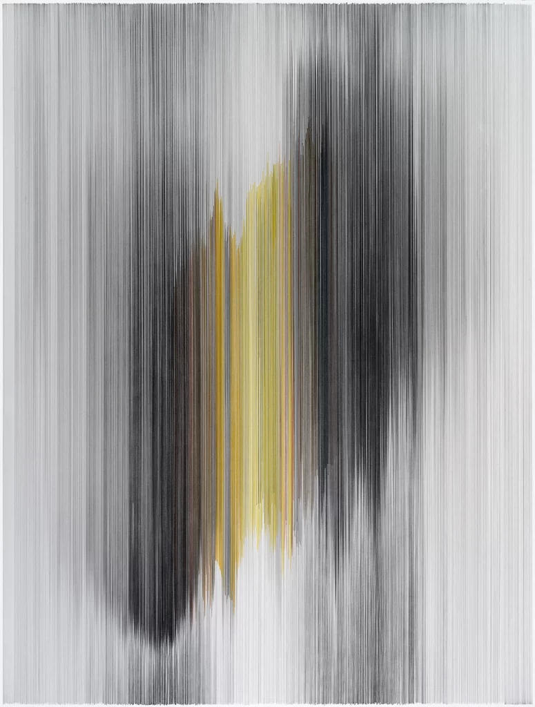 Yellow Line Abstract Background