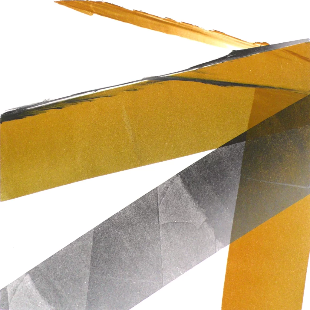 Yellow Line Geometric Background