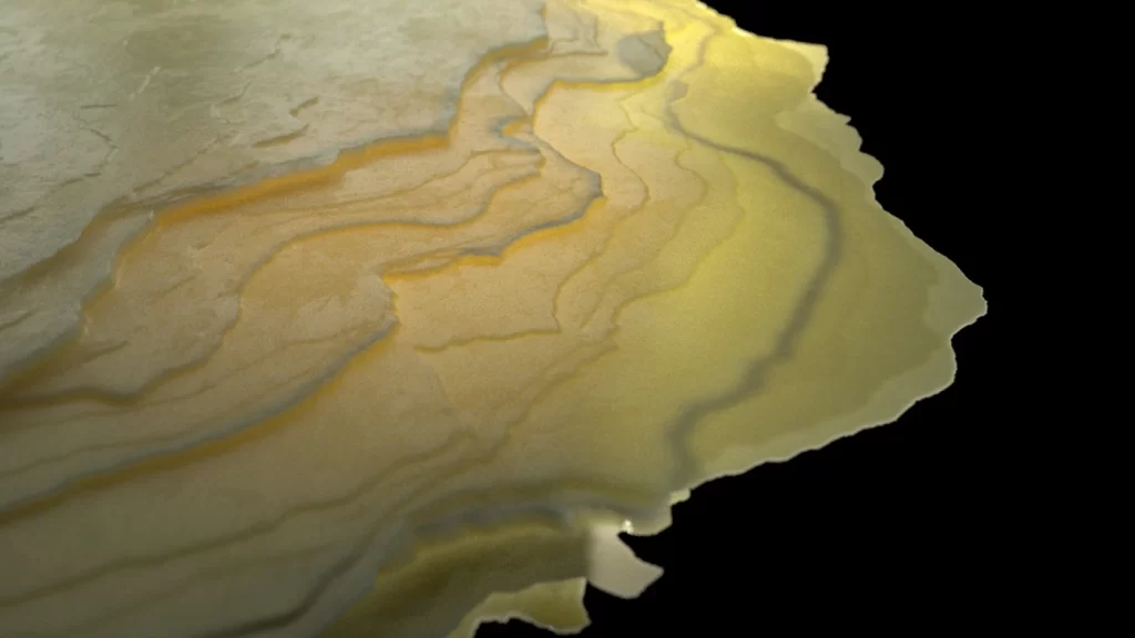 Yellow Marble Texture Background
