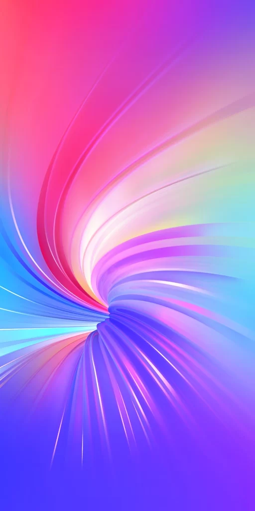 Yellow Neon Abstract Background