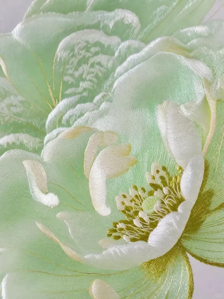 Green Flower 3D Background