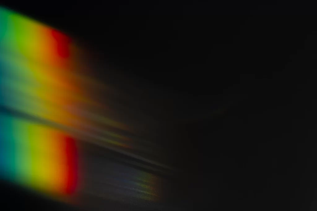 Yellow Wave Dark Background