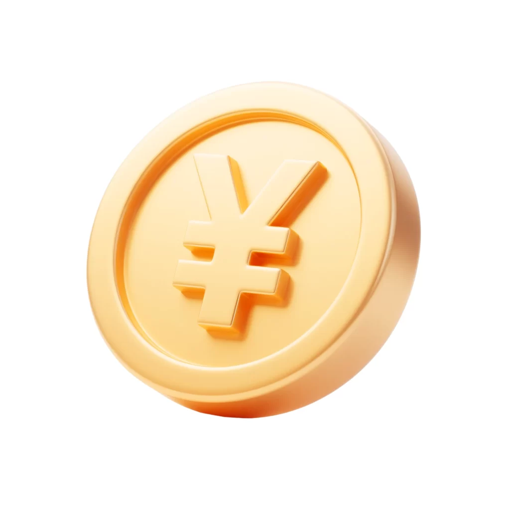 Yen Coin Beige Gold