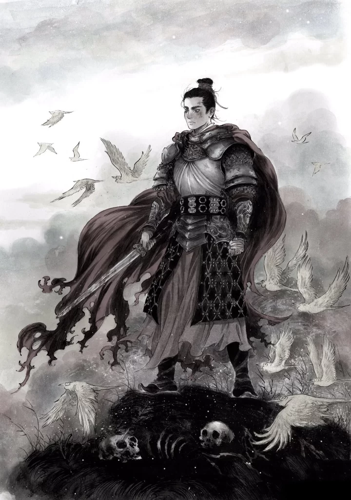 Armored Warrior Skulls Crows Zao Dao
