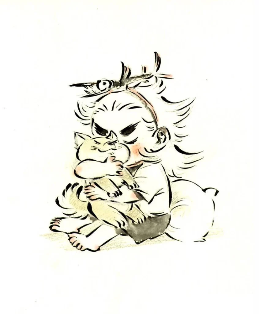 Horned Creature Seated Zao Dao