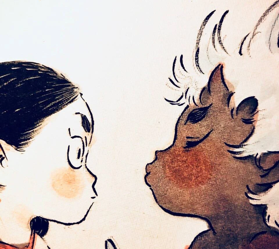 Human and Fox Creature Encounter Zao Dao
