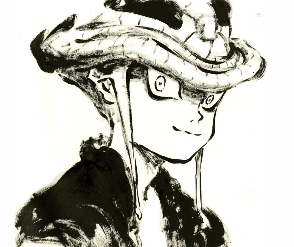 Tall Hatted Figure Smiling Zao Dao