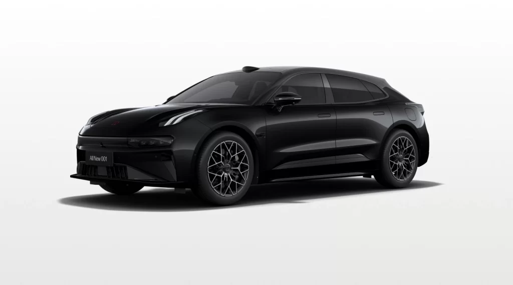 Zeekr 001 Black Studio Side View