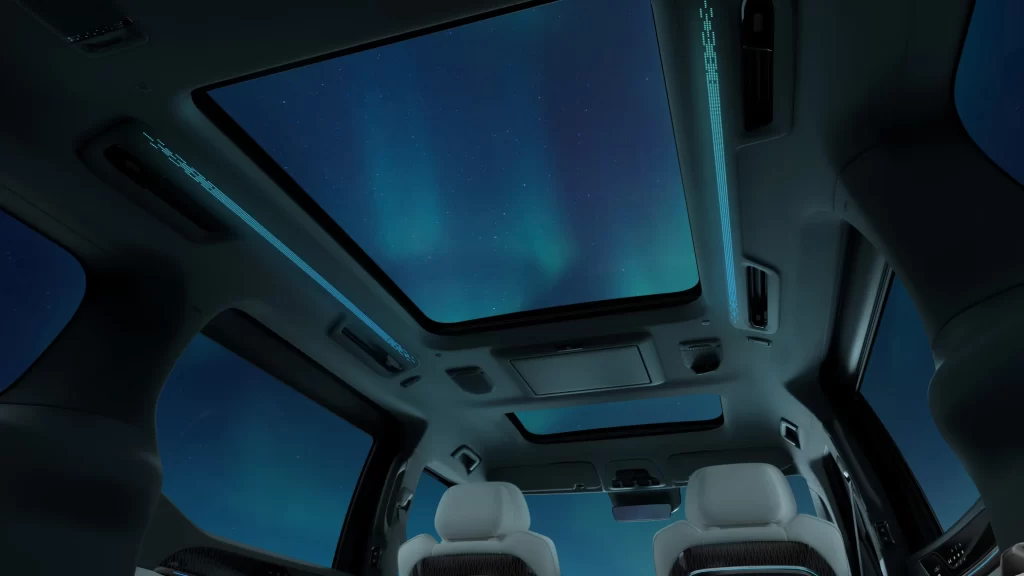 Zeekr 009 Starlight Headliner Detail