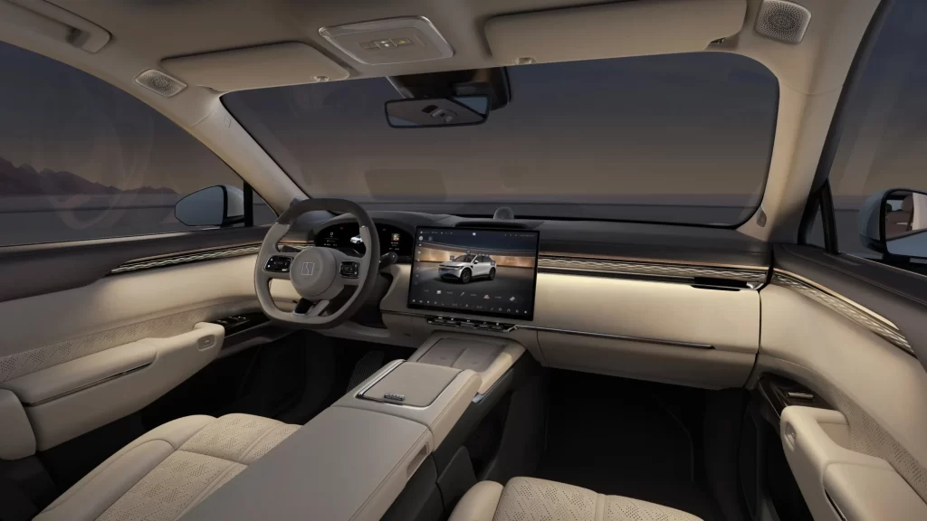Zeekr 7X Beige Interior