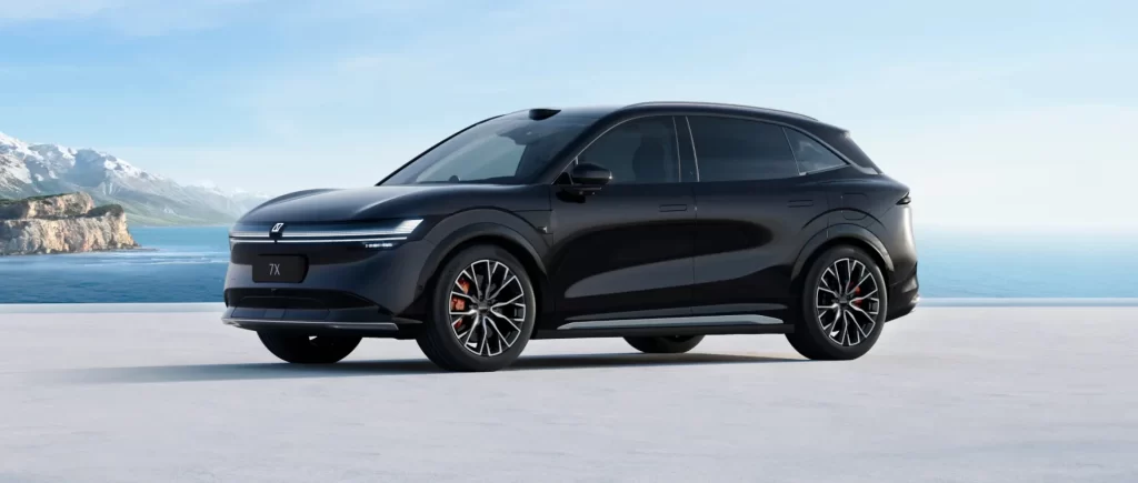 Zeekr 7X Black Side View