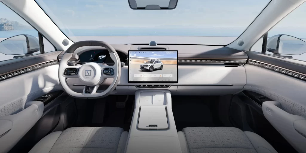 Zeekr 7X White Interior