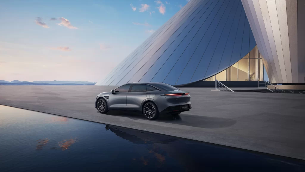 Zeekr Silver Car Nature View