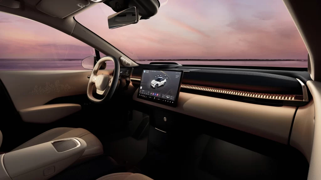 Zeekr X Brown Interior