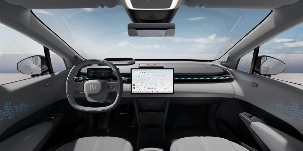 Zeekr X White Interior