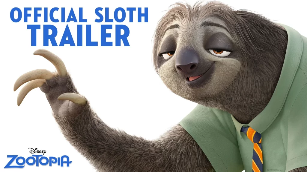 Zootopia Movie Poster Flash Waving Teaser