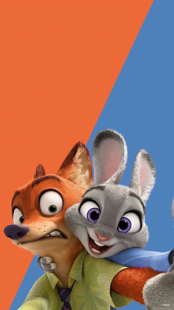 Zootopia Movie Poster Judy Nick Embrace