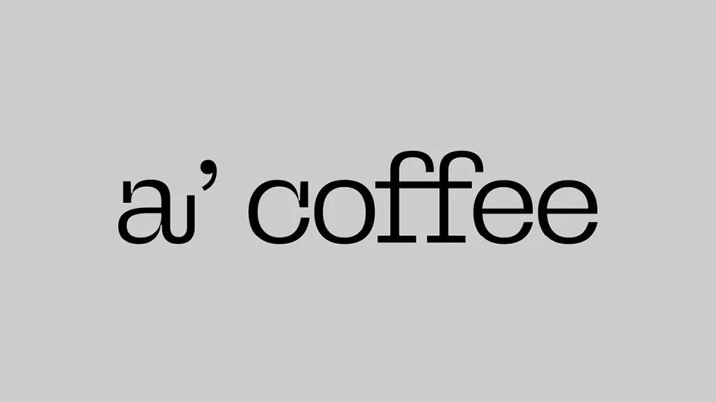 a’ coffee Label
