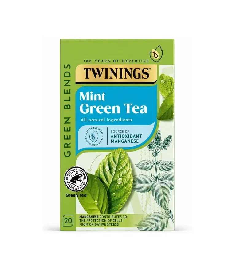 Twinings Mint Green Tea Packaging