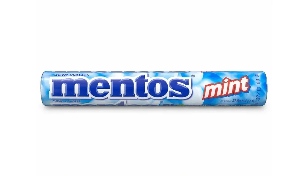 Mentos Mint Chewy Dragees Packaging
