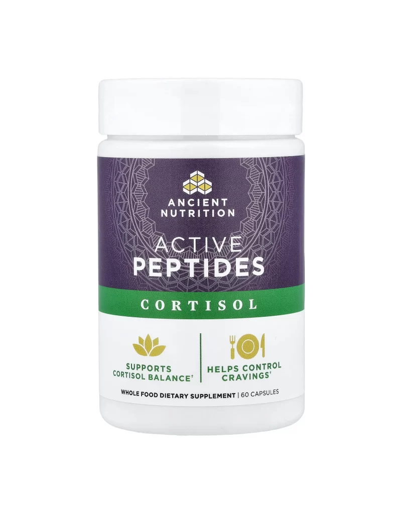 Ancient Nutrition Active Peptides Cortisol Supplement Packaging