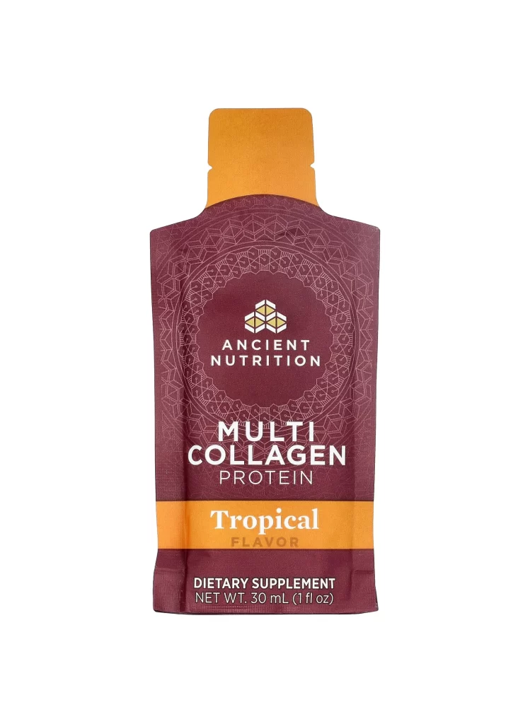 Ancient Nutrition Multi Collagen Protein Tropical E Collagen Supplement Packaging