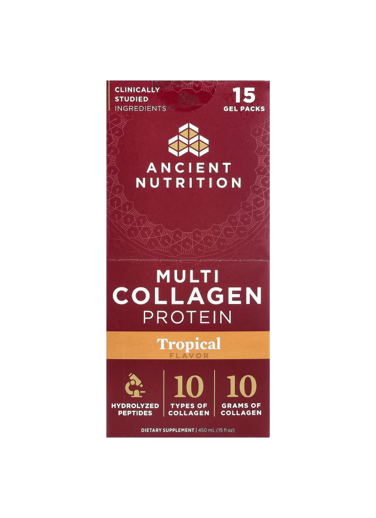 Ancient Nutrition Multi Collagen Protein Tropical Eac Collagen Supplement Packaging