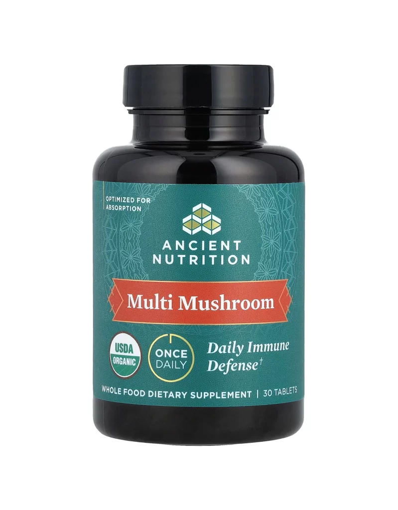 Ancient Nutrition Multi Mushroom Supplement Packaging