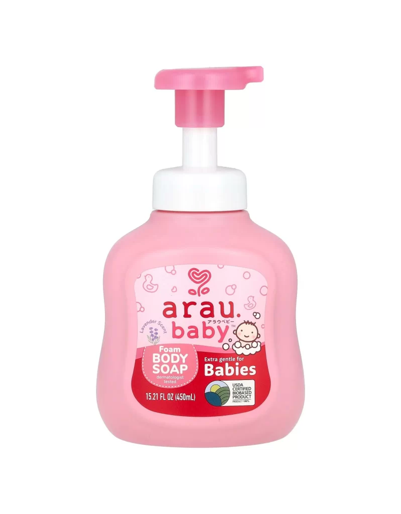 arau.baby Foam Body Soap Lavender Packaging