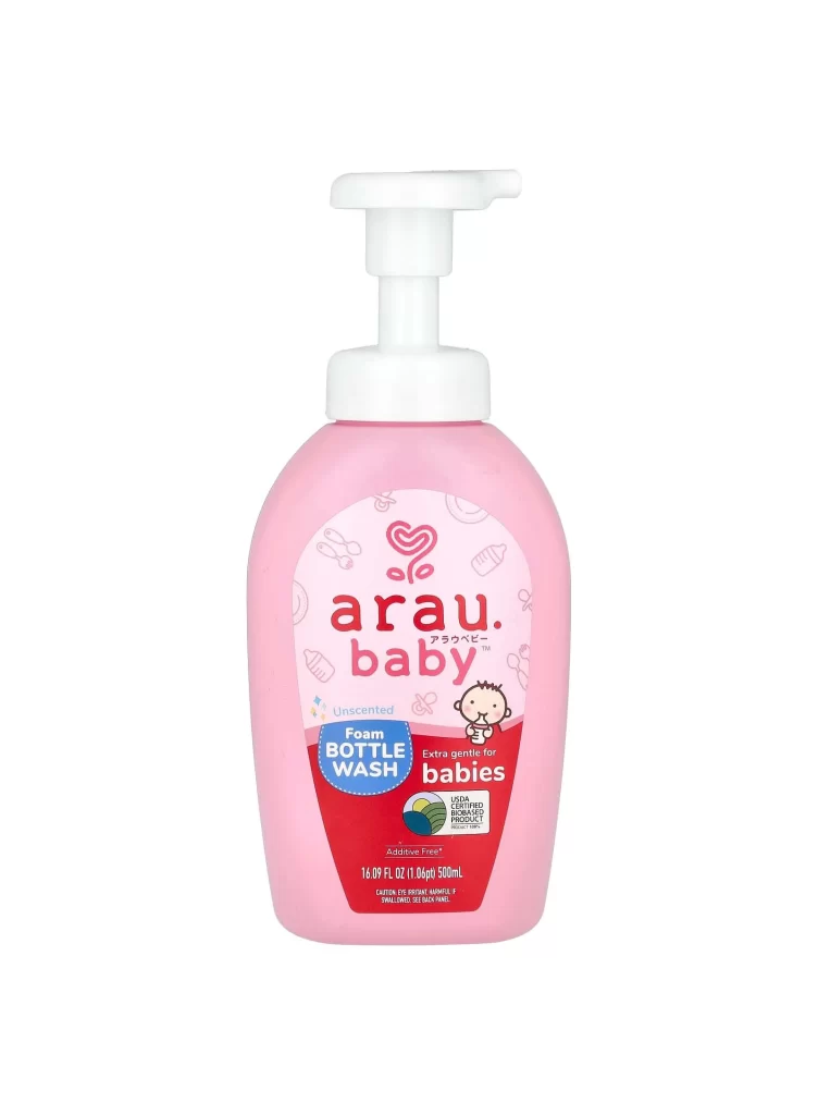arau.baby Foam Bottle Wash Unscented Packaging