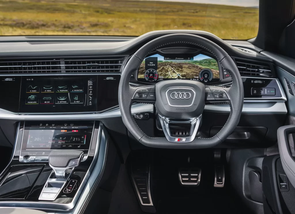 Audi Audi Q8 Interior Car Photography