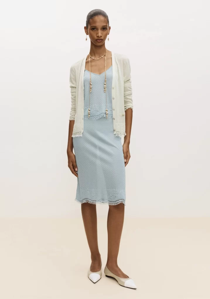 Chanel Dress Blue Lookbook Photography