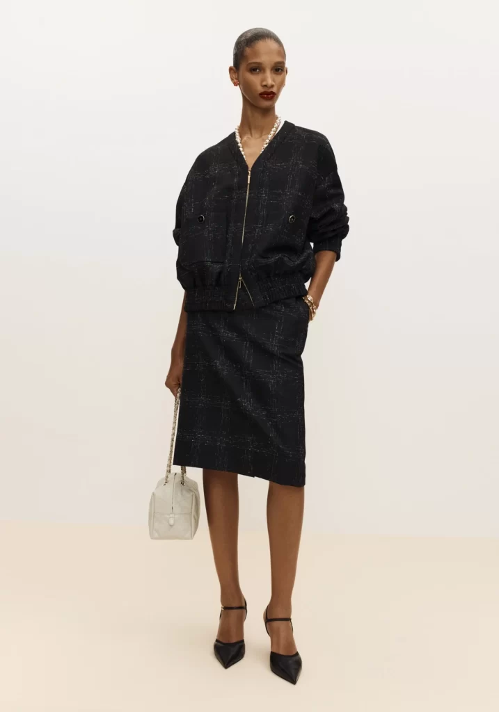 Chanel Classic Flap Handbag White Lookbook Photography