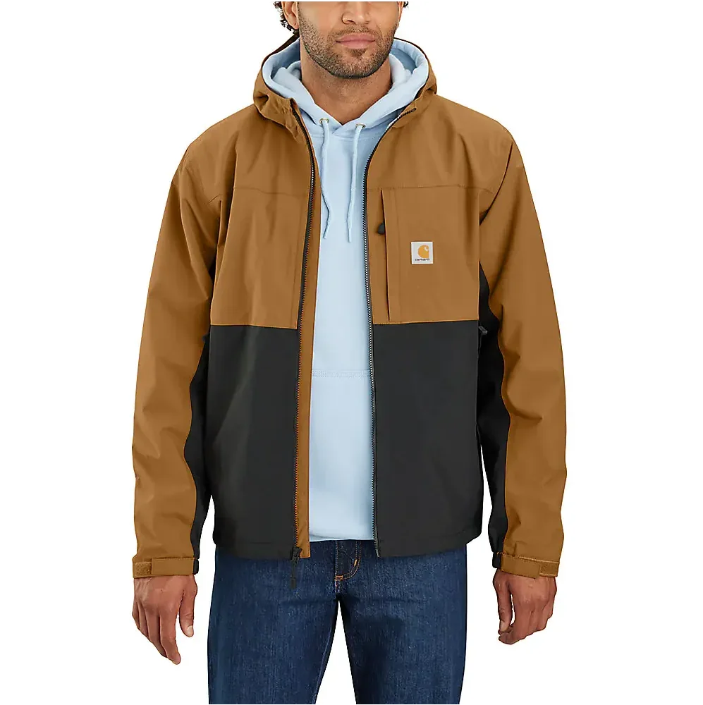 Carhartt Chore Coat Brown Black Model Photography