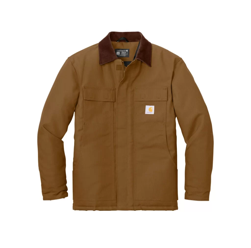 Carhartt Chore Coat Brown Product Photography