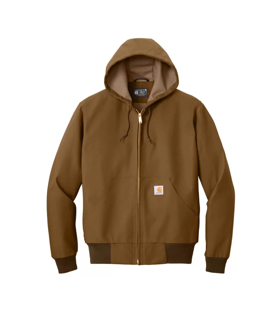 Carhartt Chore Coat Brown Product Photography