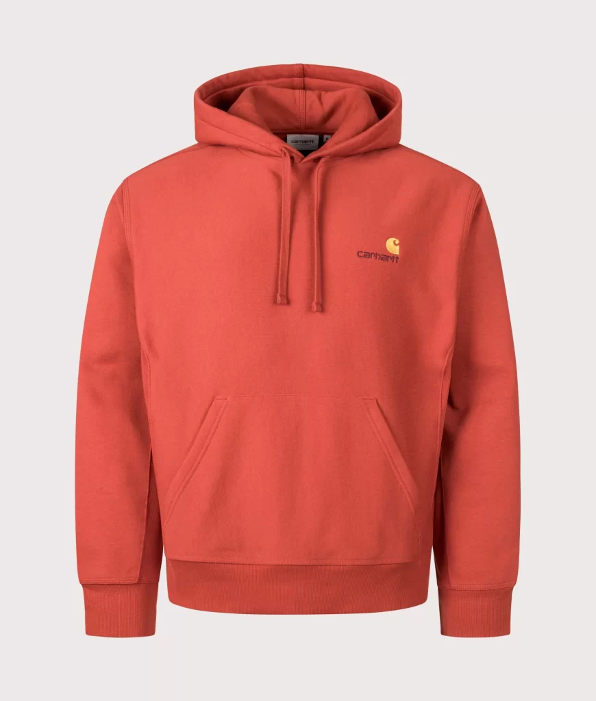 Carhartt Hoodie Red Product Photography